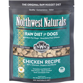 Northwest Naturals Raw Frozen Dog Food, Nuggets, Chicken