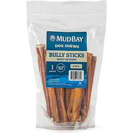 Mud Bay Bully Stick Dog Treats, 1-lb