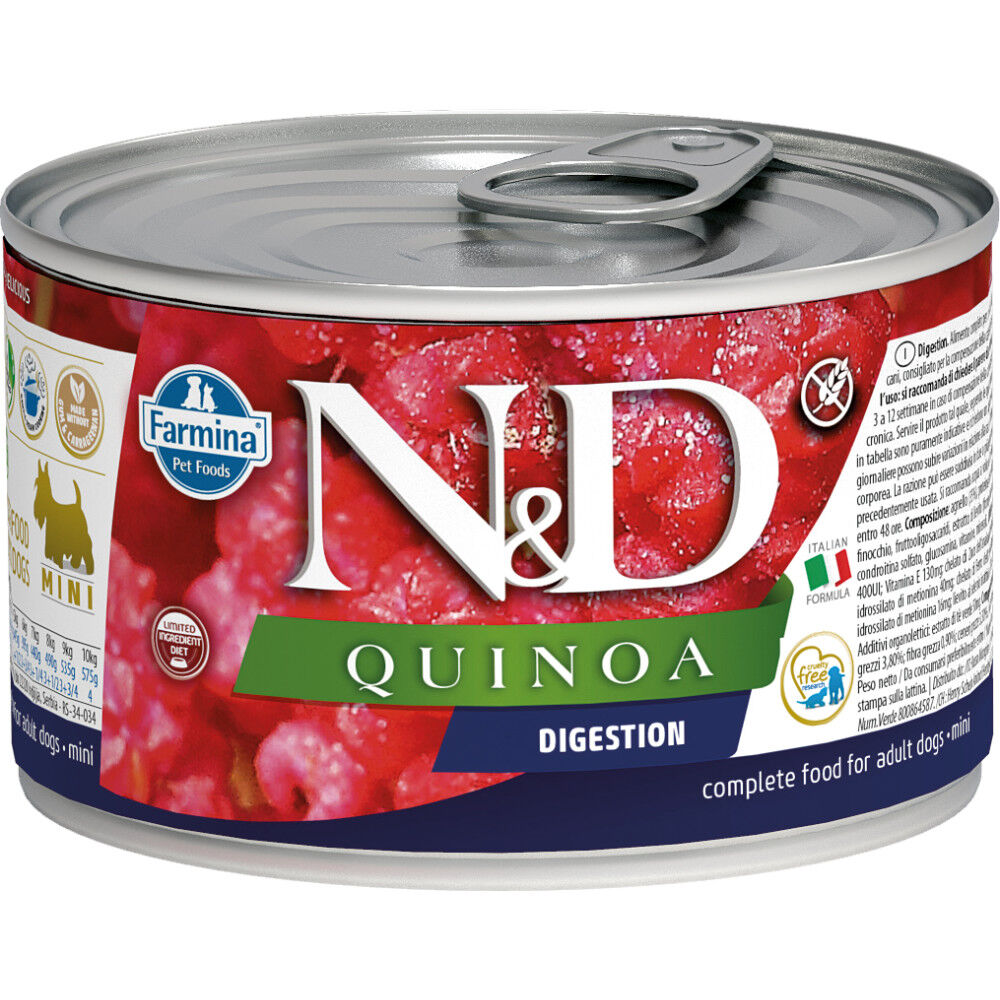 Mud Bay Buy Farmina N D Quinoa Canned Dog Food Digestion Lamb 4.9 oz for USD 3.69 MudBay