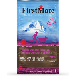 FirstMate Grain-Free Dry Dog Food, Weight Control, Ocean Fish