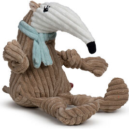HuggleHounds Original Knotties Dog Toy, Nibblet Anteater, Small