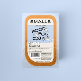 Smalls Gently Cooked Frozen Cat Food, Smooth Fish, Salmon & Cod
