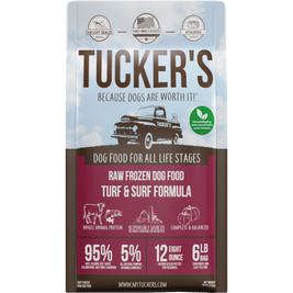 Tucker's Raw Frozen Dog Food, Turf & Surf