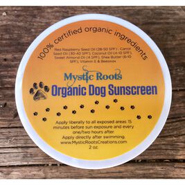 Mystic Roots Creations Organic Sunscreen for Dogs, 2-oz
