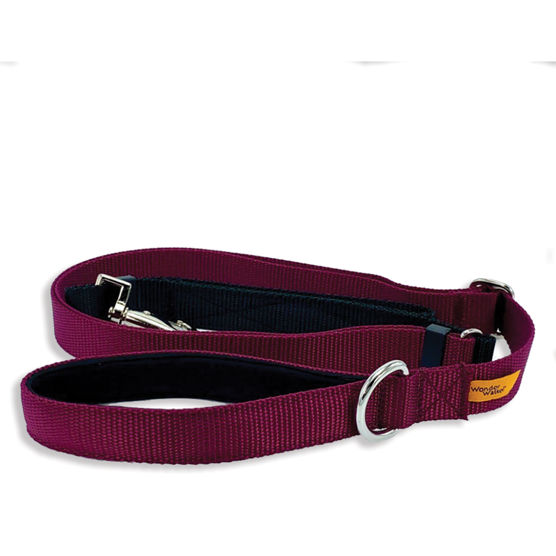 Dolan's Dog Doodads Service Dog Leash, Burgundy image number null