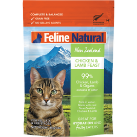 Feline Natural Wet Cat Food, Chicken & Lamb, 3-oz