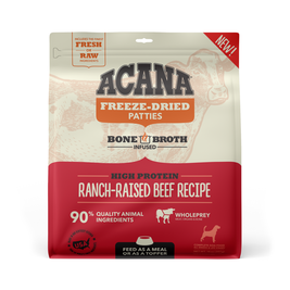 Acana Raw Freeze-Dried Dog Food, Ranch-Raised Beef