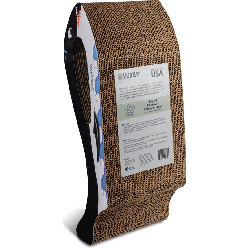 Mud Bay Orca Cat Scratcher with Catnip, Large image number null