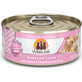 Weruva Classic Canned Cat Food, Amazon Livin', Chicken & Liver