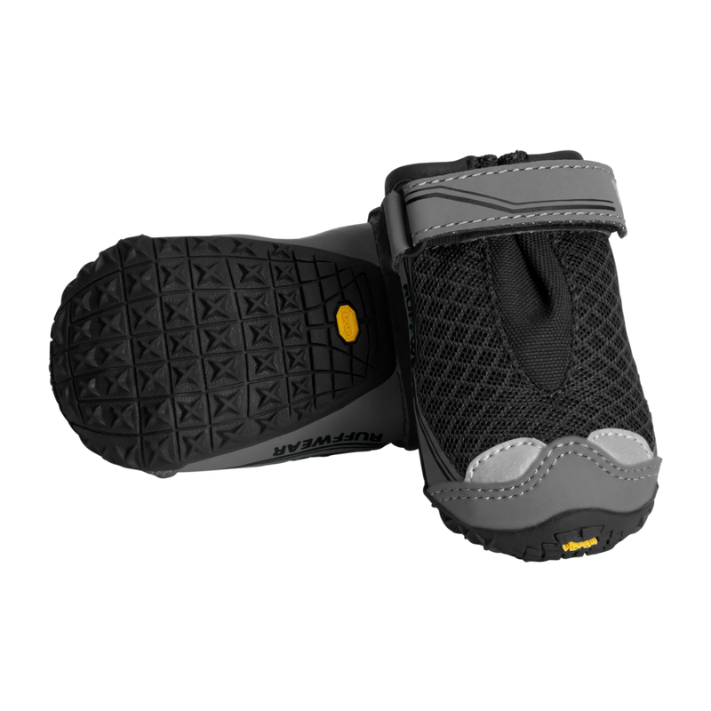 Ruffwear Grip Trex Dog Boots, Pair, Obsidian Black, 1.5-in image number null