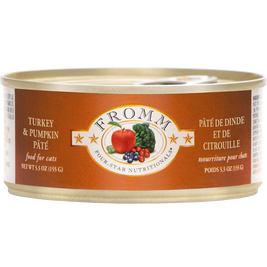 Fromm Four-Star Canned Cat Food, Turkey & Pumpkin Pate