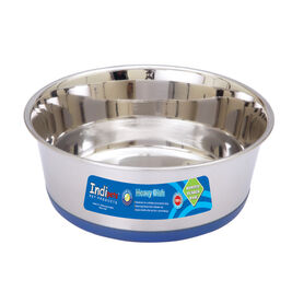 Indipets Heavy Dish with Rubber Base Dog Bowl
