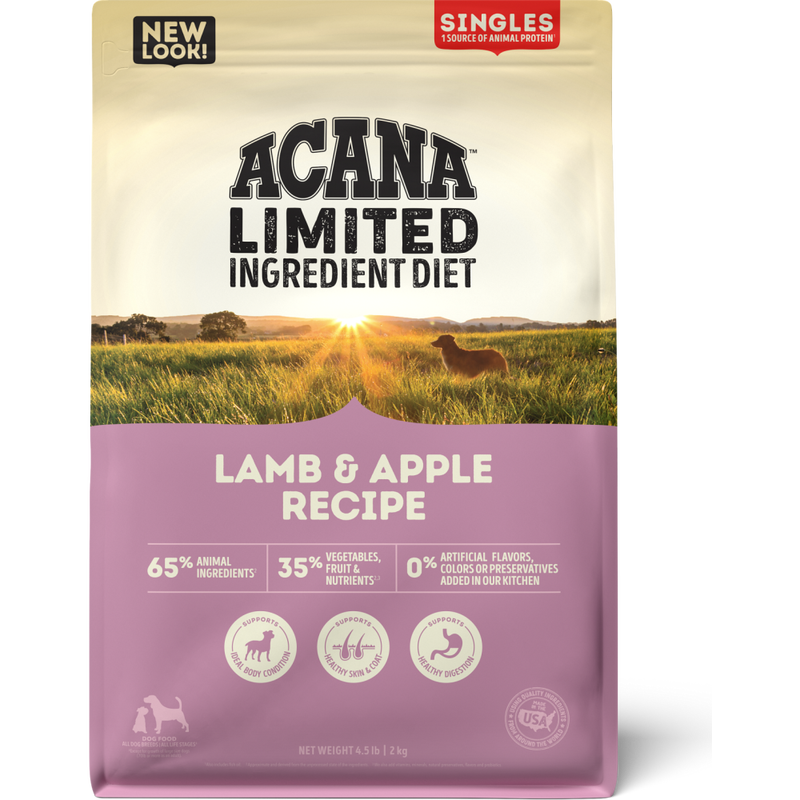 Acana Singles Limited Ingredient Diet Dry Dog Food, Lamb & Apple image number null