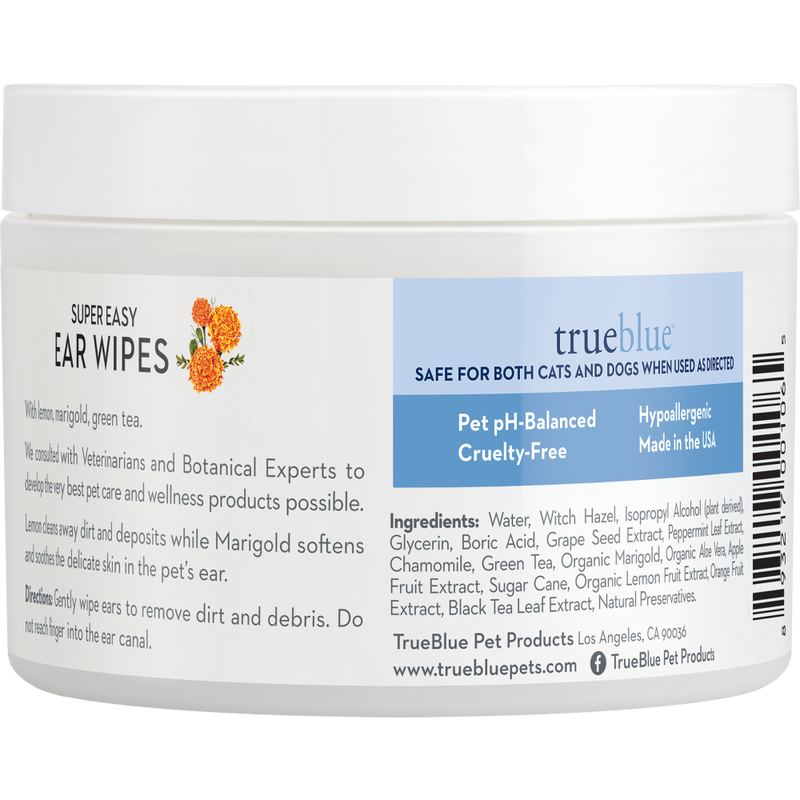 TrueBlue Super Easy Dog Ear Wipes, 50-count image number null