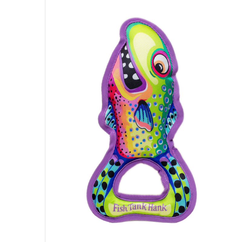Fuzzu Grab Nabbers Dog Toy, Fish Tank Hank