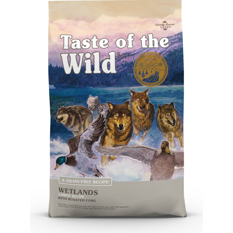 Taste of the Wild Grain-Free Dry Dog Food, Wetlands, 28-lb image number null