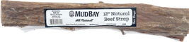 Mud Bay Natural Beef Strap Dog Treats, 12-in, 4-pack