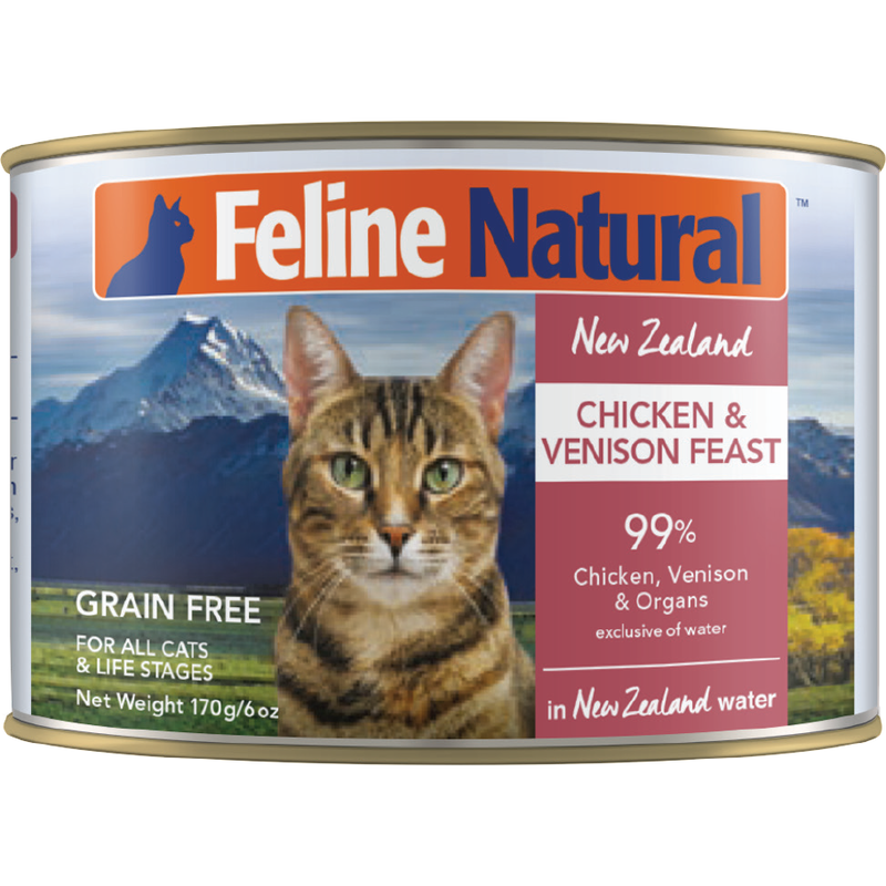 Mud Bay Buy Feline Natural Canned Cat Food Chicken Venison 6 oz for USD 4.79 MudBay