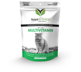 VetriScience NuCat Multivitamin Soft Chews Cat Supplement, 30-count