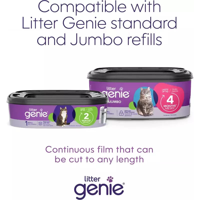 Litter Genie Plus Cat Litter Disposal System, Silver image number null