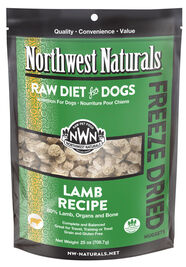 Northwest Naturals Lamb Nuggets Freeze-Dried Dog Food, 25-oz