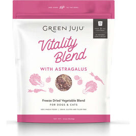 Green Juju Whole Food Freeze-Dried Pet Food Topper, Vitality Blend, 5.5-oz Green Juju Whole Food Freeze-Dried Pet Food Topper, Vitality Blend, 5.5-oz