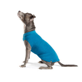 Gold Paw Stretch Fleece Dog Coat, Marine Blue