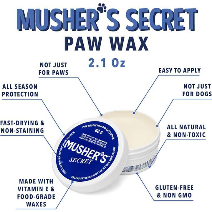 Dog pad wax top