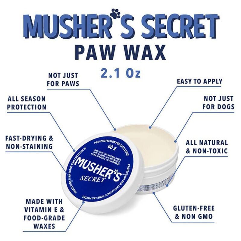 Mud Bay, Buy Musher's Secret Paw Protection Dog Paw Wax, 60-g for USD  15.99