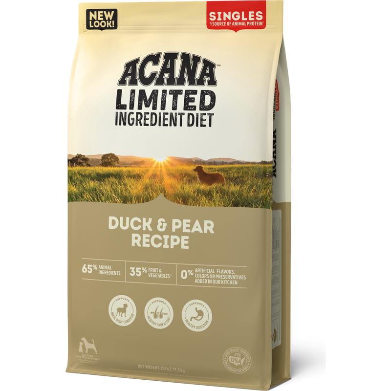 Acana Singles Limited Ingredient Diet Dry Dog Food, Duck & Pear image number null