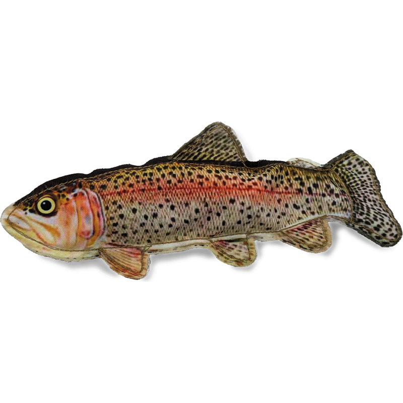 Steel Dog Denim Fish Dog Toys, Rainbow Trout image number null