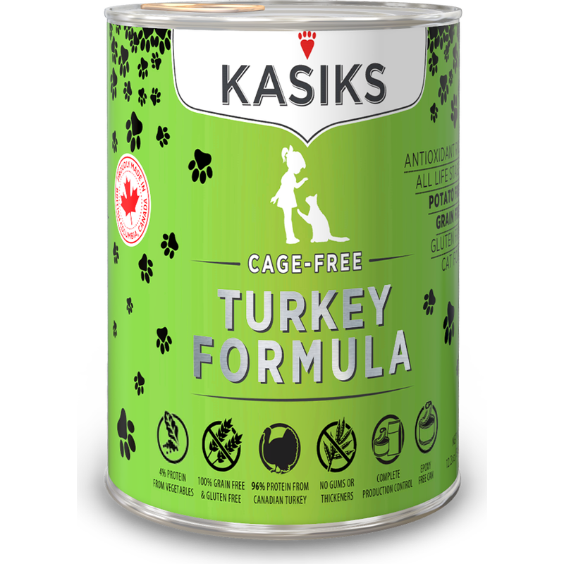 Mud Bay Buy Kasiks Grain Free Canned Cat Food Turkey 12.2 oz for USD 3.79 MudBay