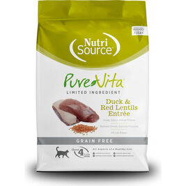 PureVita Limited Ingredient Grain Free Dry Cat Food, Duck & Red Lentils