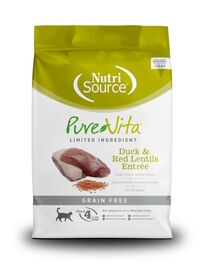 PureVita Limited Ingredient Grain Free Dry Cat Food, Duck & Red Lentils