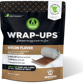 Stashios Wrap-Ups Pill-Hiding Dog & Cat Treats, Bacon, 2.1-oz