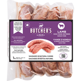 The Butcher's Pup Sous Vide Sausage Dog Food, Lamb