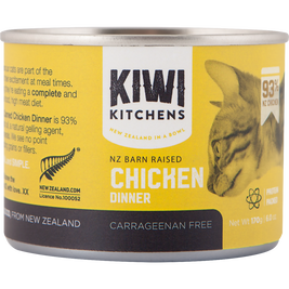 Kiwi Kitchens Canned Cat Food, Chicken, 6-oz