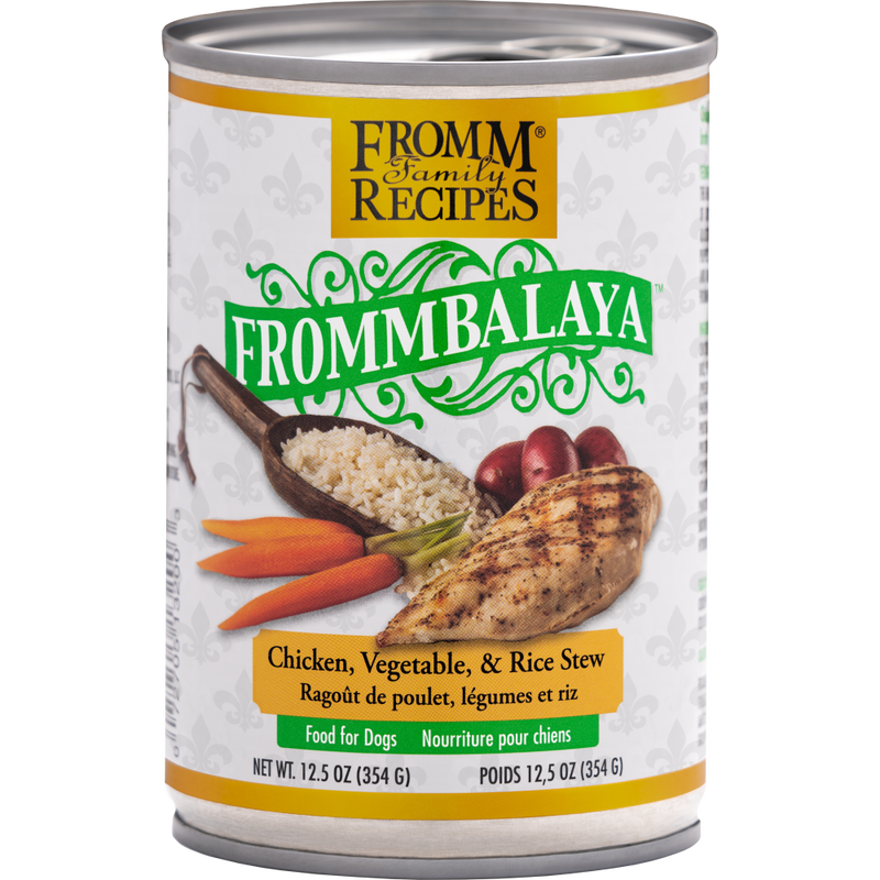 Fromm Frommbalaya Canned Dog Food, Chicken, Vegetable, & Rice Stew, 12.5-oz image number null
