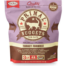 Primal Frozen Raw Cat Food, Turkey