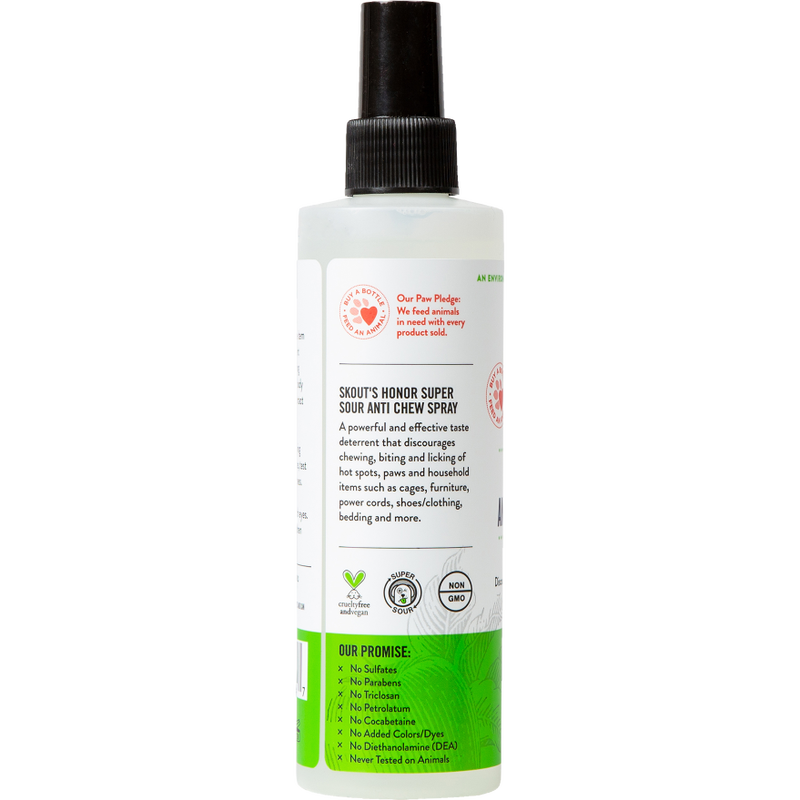 Skout's Honor Super Sour! Pet Anti-Chew Spray, 8-oz image number null