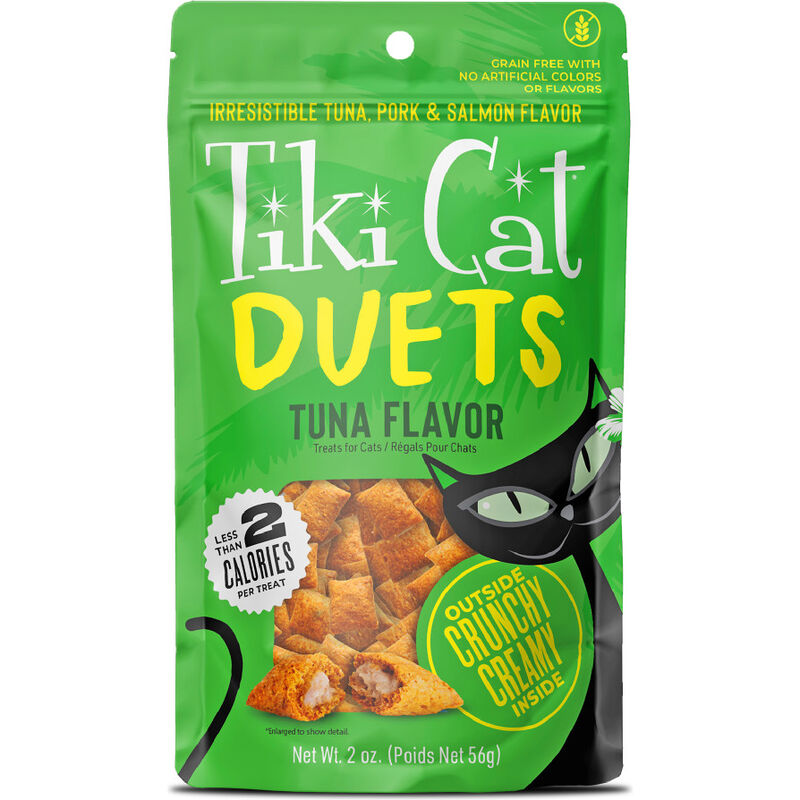 Tiki Cat Duets Cat Treats, Tuna, 2-oz image number null
