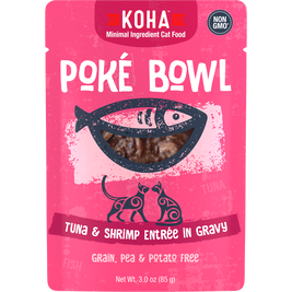 Koha Poke Bowl Wet Cat Food, Tuna & Shrimp