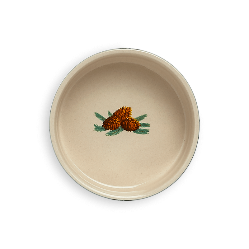 Mud Bay Round Dog Bowl, Evergreen, 5-in, 2-cups image number null