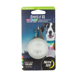 Nite Ize Spotlit XL Rechargeable Dog Collar Light, Disc-O Select