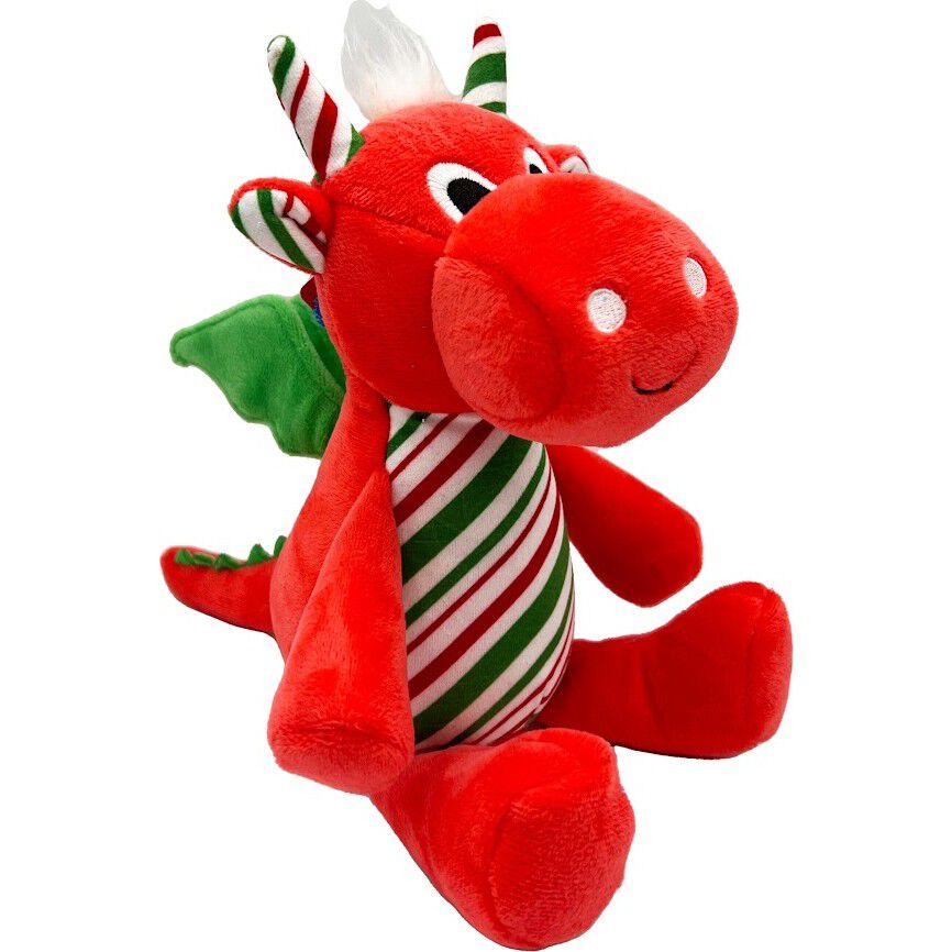 Mud Bay Buy Huxley Kent Holiday Lulubelles Dog Toy Power Plush Snowball Dragon Small for USD 15.99 MudBay
