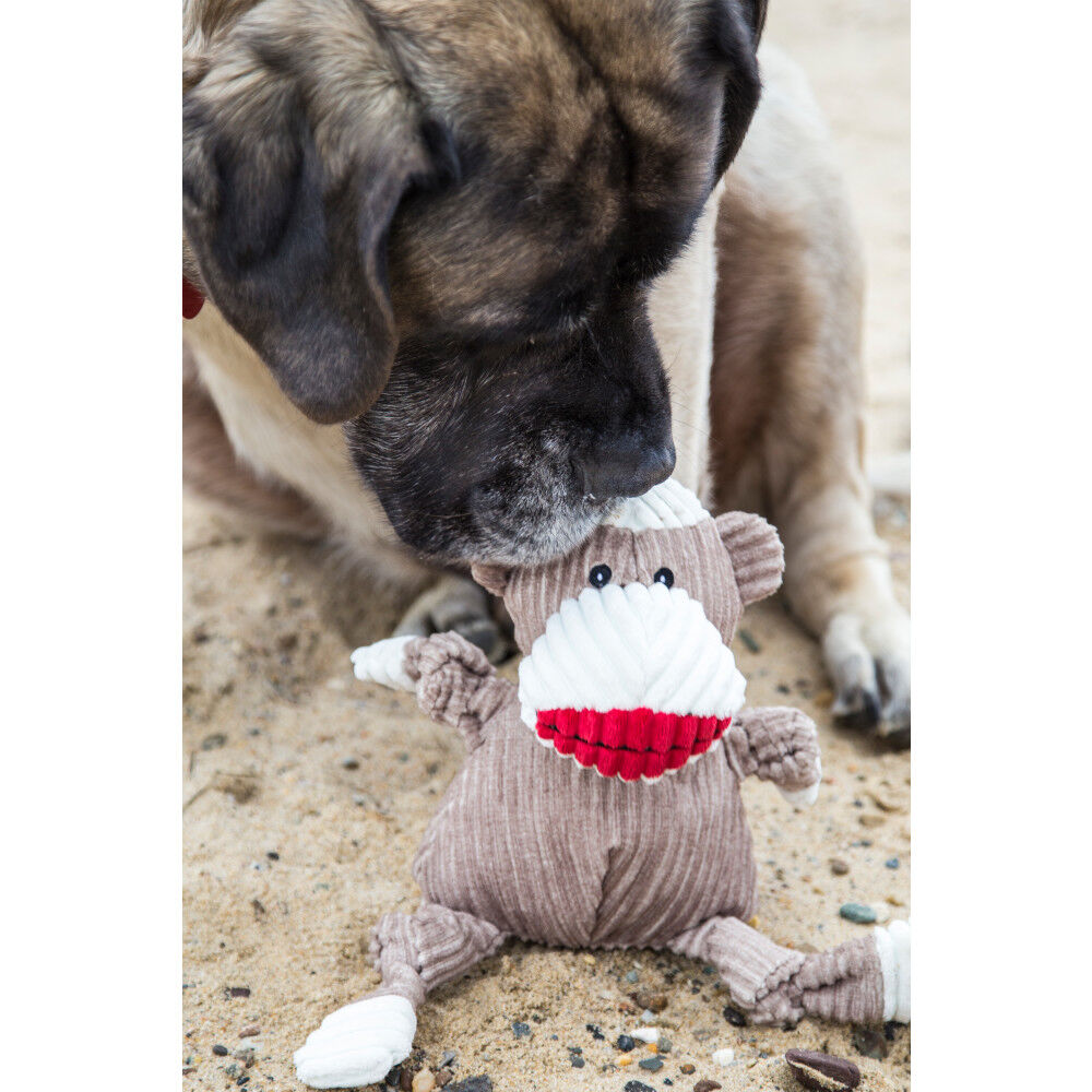 Mud Bay Buy HuggleHounds Original Knotties Dog Toy Stuey Sock Monkey Large for USD 22.99 MudBay