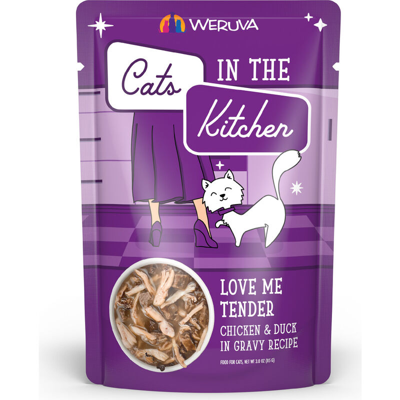 Cats in the Kitchen Originals Wet Cat Food, Love Me Tender, Chicken & Duck, 3-oz image number null
