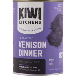 Kiwi Kitchens Canned Dog Food, Venison, 13.2-oz