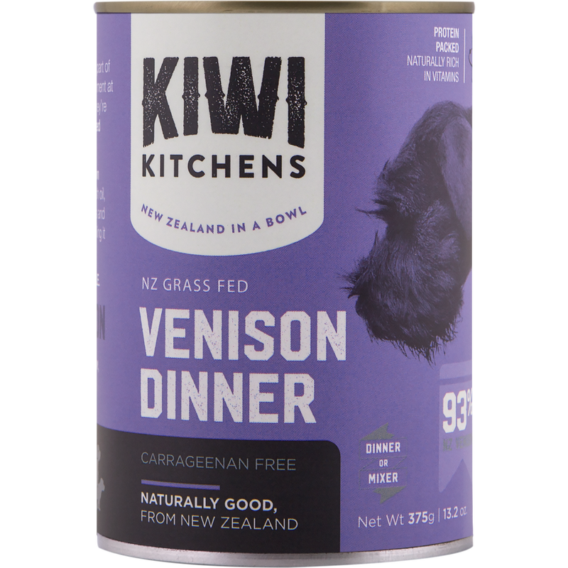 Kiwi Kitchens Canned Dog Food, Venison, 13.2-oz image number null