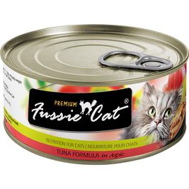 Fussie Cat Premium Canned Cat Food, Tuna, 2.8-oz